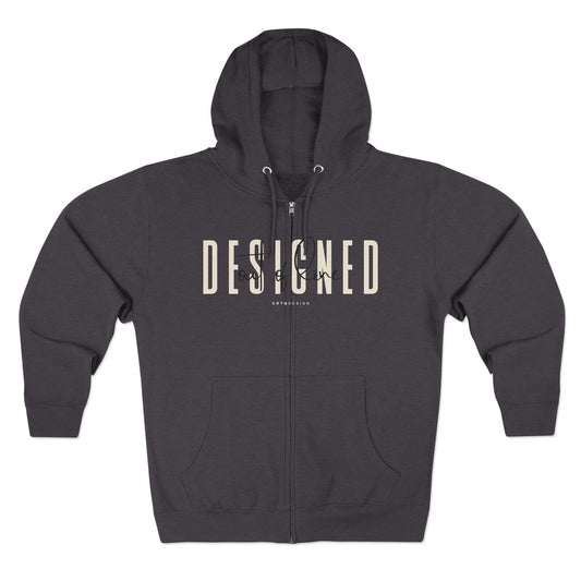 Designed Out of Line Zip-Up Hoodie