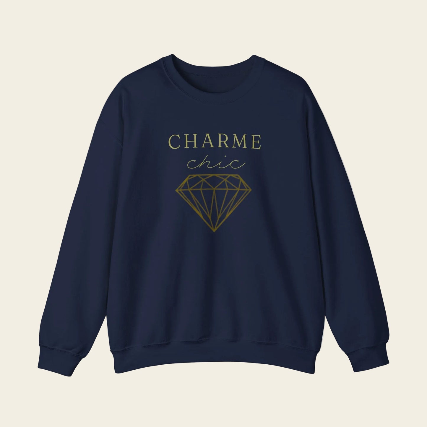 Navy Blue Charme Chic sweatshirt 