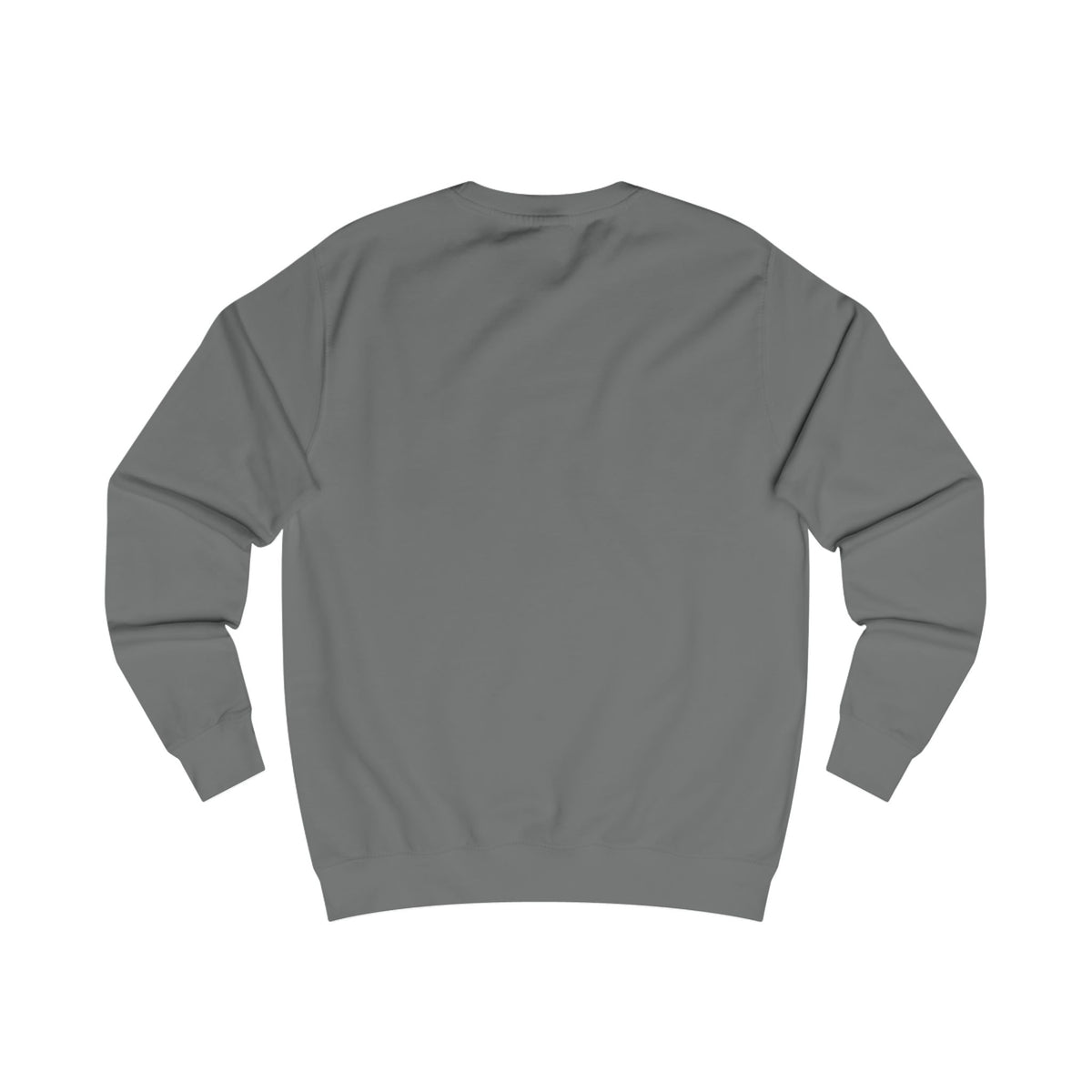 Gray sweatshirt on a white background