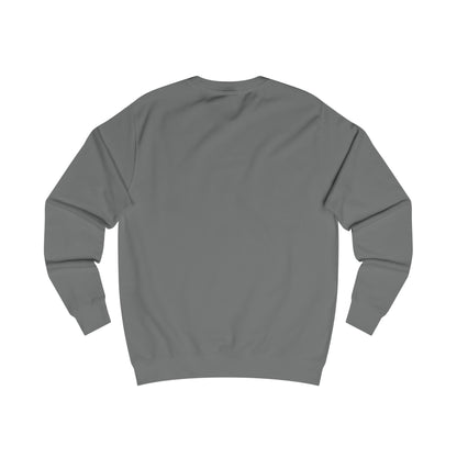 Gray sweatshirt on a white background