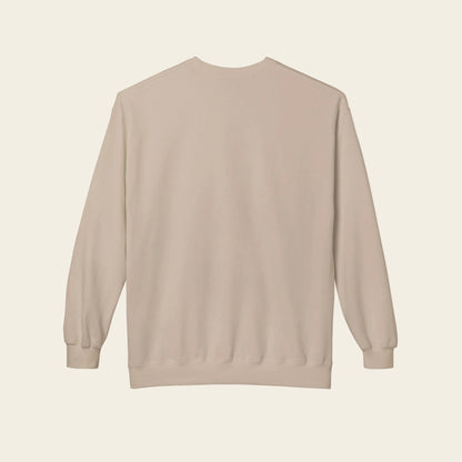 Beige sweatshirt on a white background