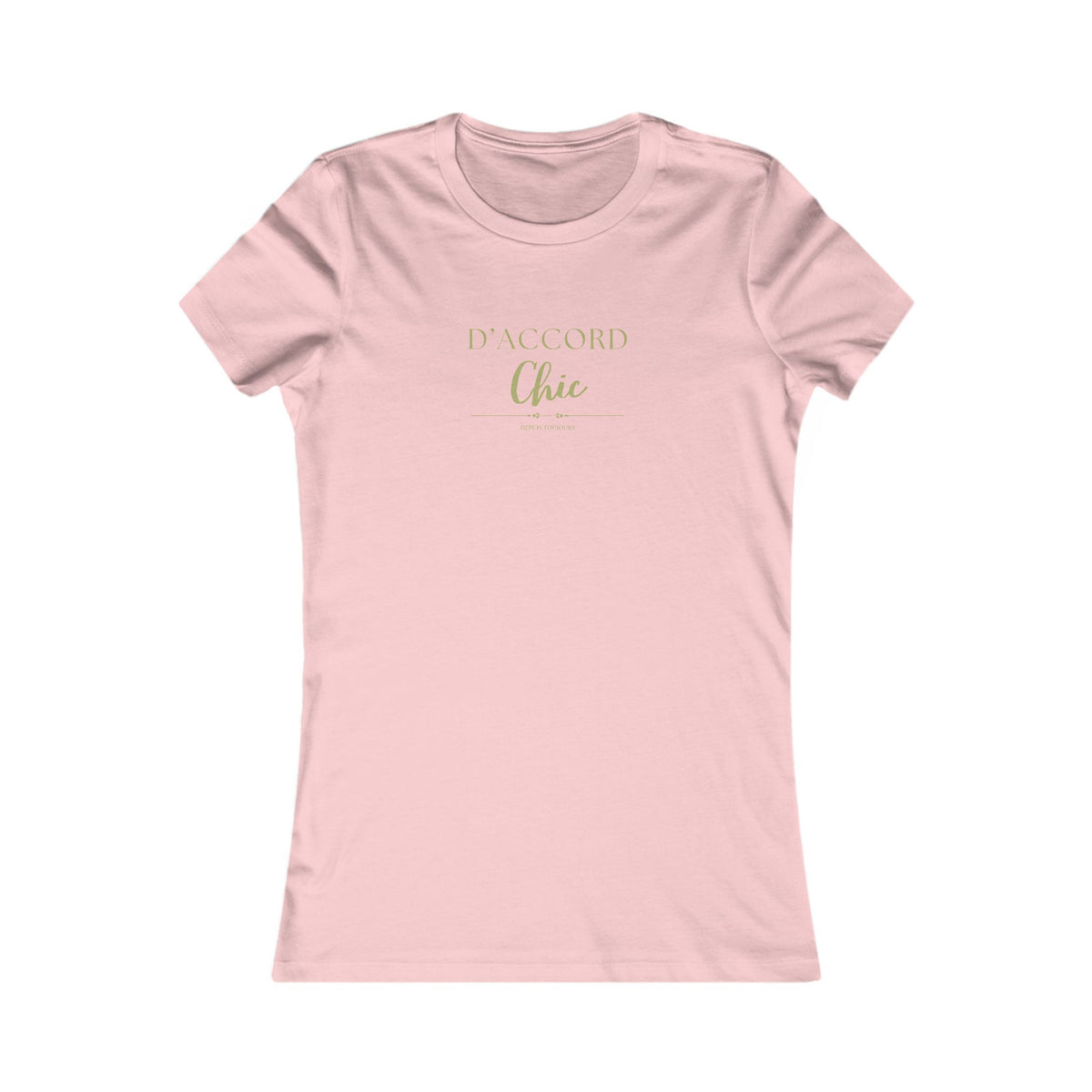 D’Accord Chic Women’s Slim Fit Graphic T-Shirt