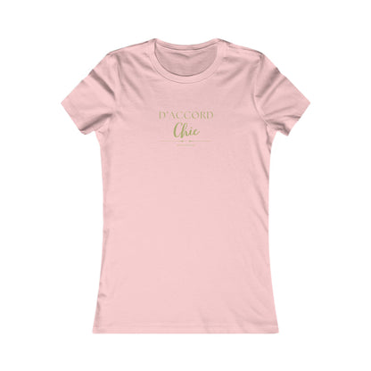 D’Accord Chic Women’s Slim Fit Graphic T-Shirt