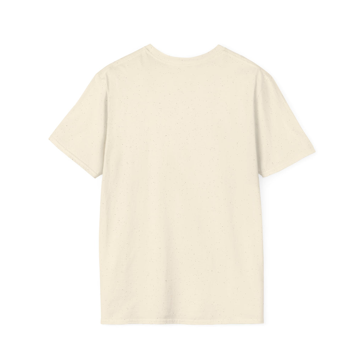 Back view of the CHIC by CHTQ Design Women’s Graphic T-Shirt in light beige.
