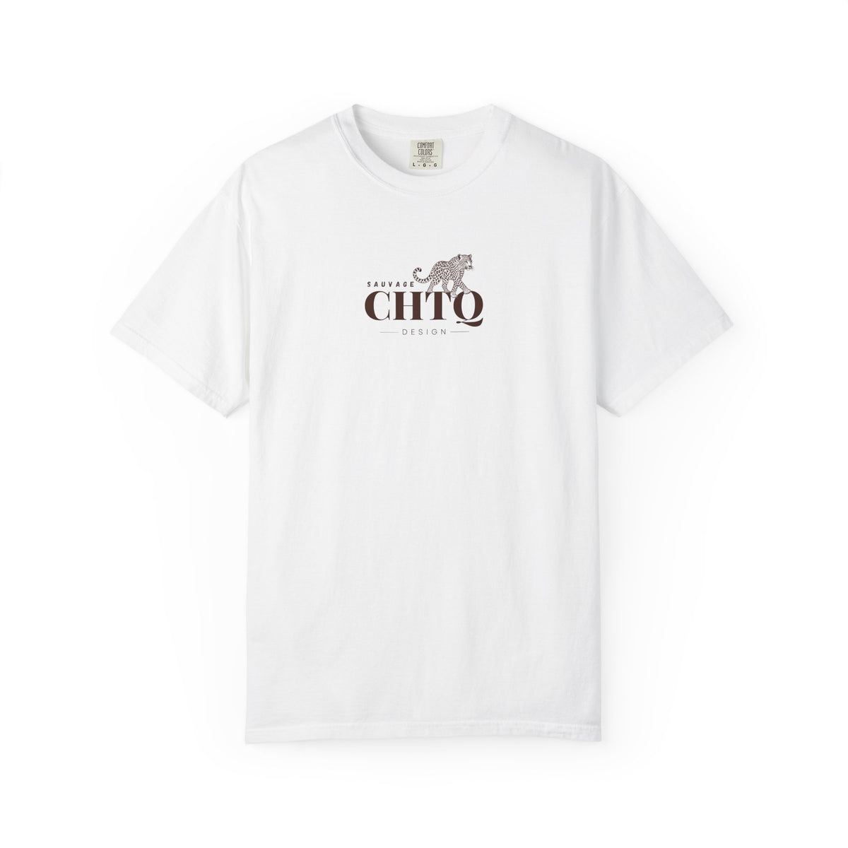 CHTQ DESIGN Sauvage Leopard Graphic Fashion T-Shirt