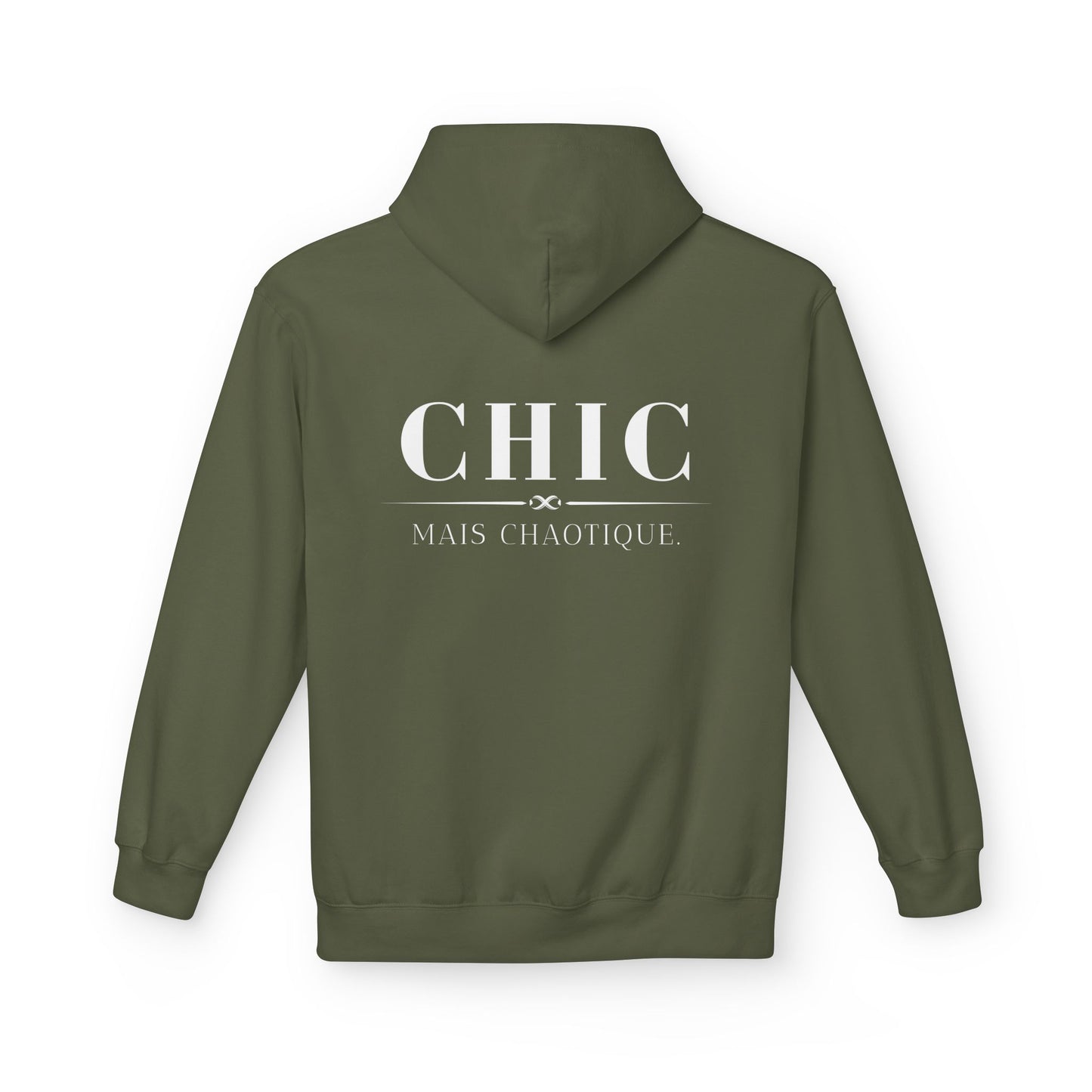 ÉLÉGANCE, Chic Mais Chaotique Fashion Hoodie