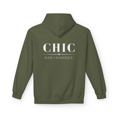 ÉLÉGANCE, Chic Mais Chaotique Fashion Hoodie
