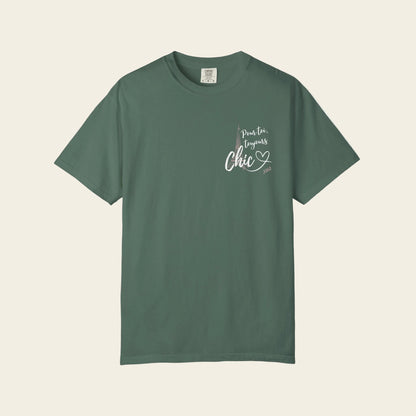 Gray t-shirt with 'Wrestling' text and graphic on a white background