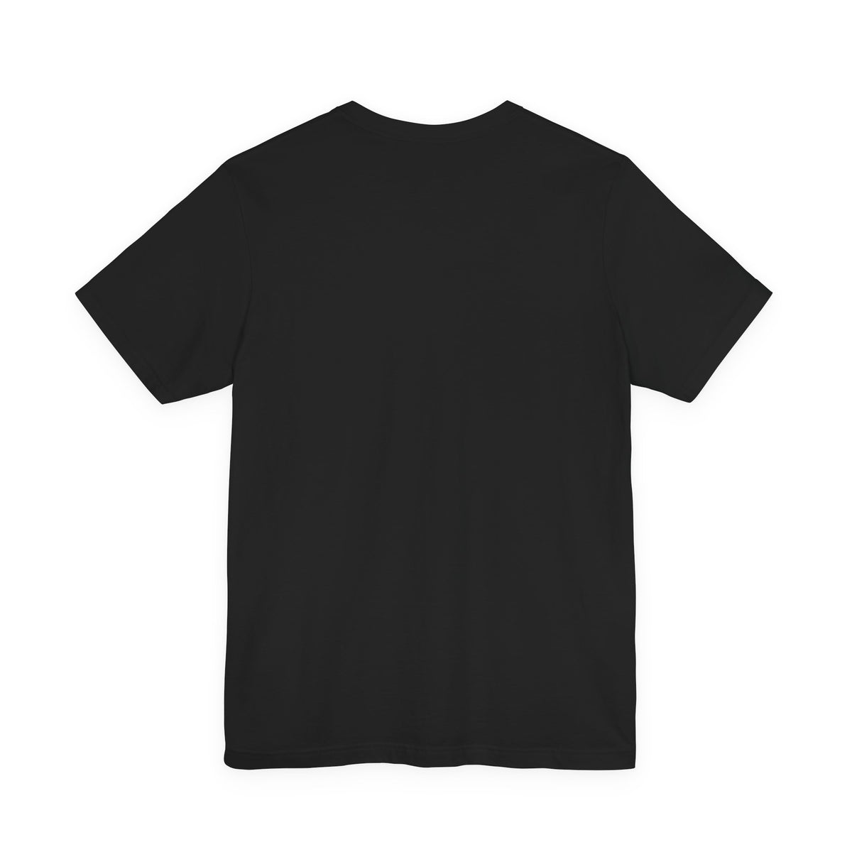 Backside of D’ACCORD BEAU Graphic T-Shirt by CHTQ Design in black with oversized cream BEAU typography and French-inspired lettering on the front.