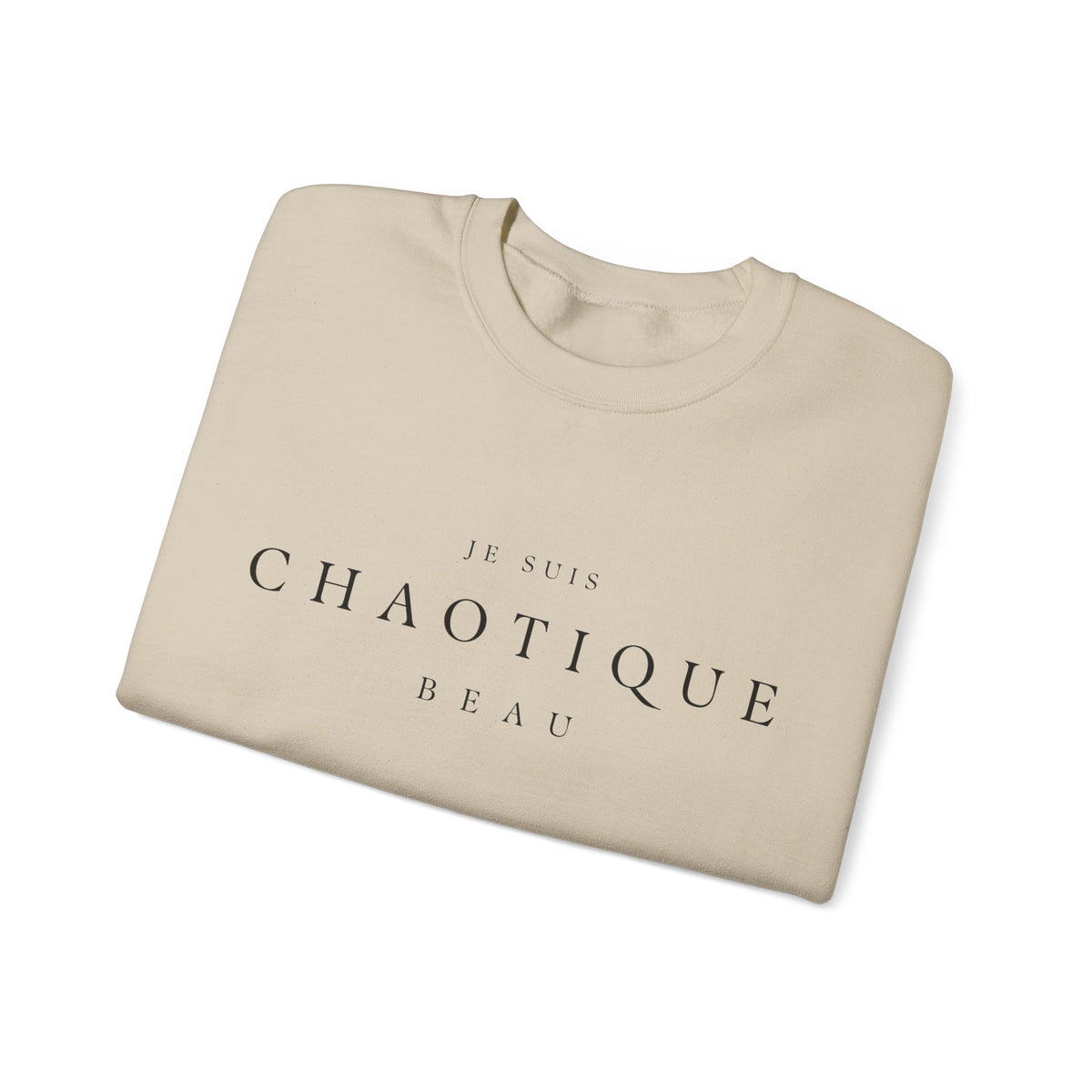 Je Suis Chaotique Beau Men's Sweatshirt