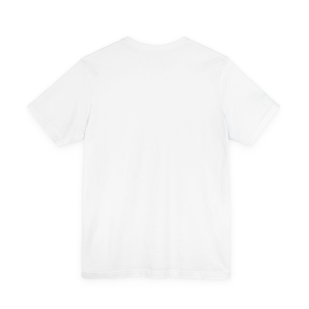 white t-shirt from the back
