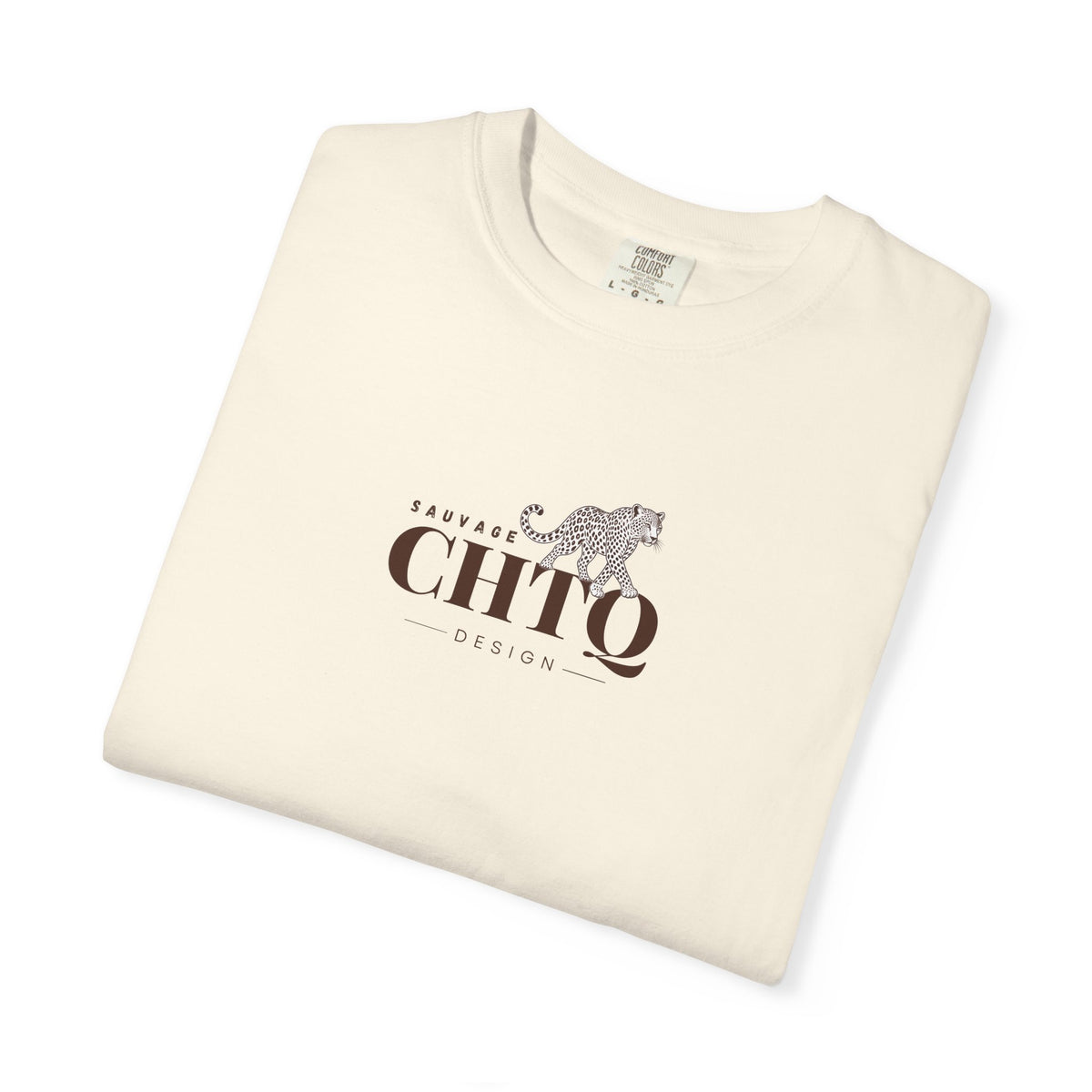 CHTQ DESIGN Sauvage Leopard Graphic Fashion T-Shirt