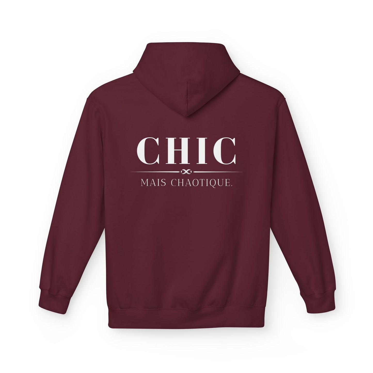 ÉLÉGANCE, Chic Mais Chaotique Fashion Hoodie