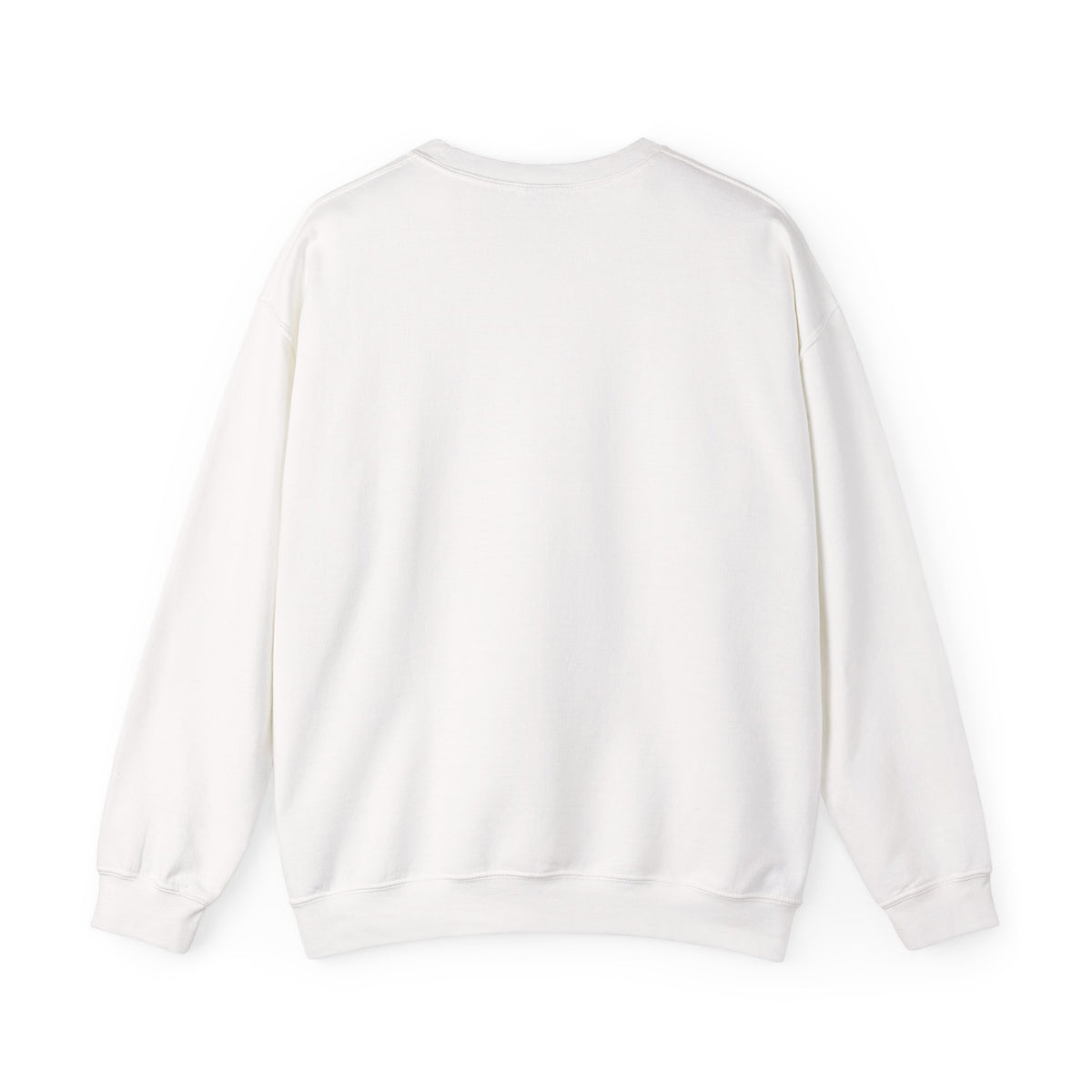 A white crewneck sweatshirt from back, with a bright pink “PARISIENNE” graphic, Paris skyline design, and “CHIC À MA FAÇON” text on the chest, displayed against a clean white background.