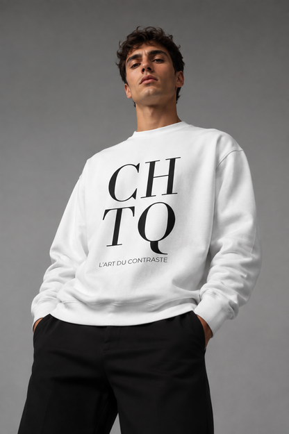CHTQ Minimalist Graphic Crewneck Sweatshirt