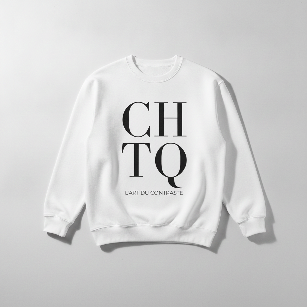 CHTQ Minimalist Graphic Crewneck Sweatshirt