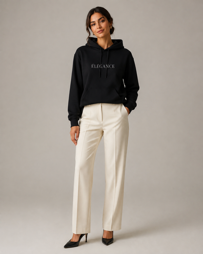 ÉLÉGANCE, Chic Mais Chaotique Fashion Hoodie