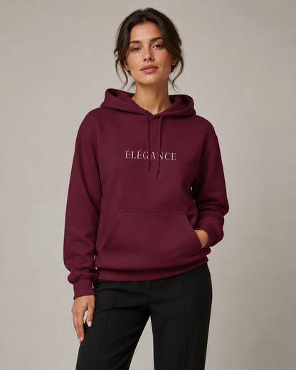 ÉLÉGANCE, Chic Mais Chaotique Fashion Hoodie