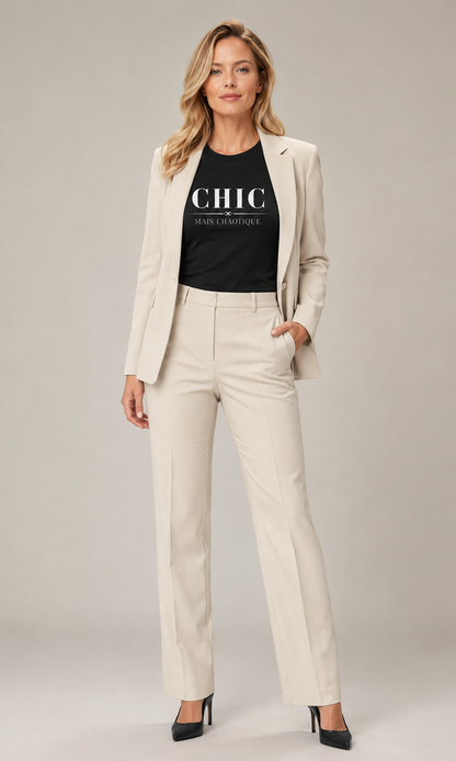 Chic Mais Chaotique - slim-fit Fashion T-Shirt