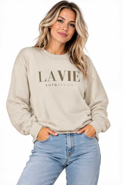 LAVIE CHTQ Design Crewneck Sweatshirt