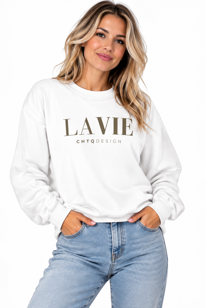 LAVIE CHTQ Design Crewneck Sweatshirt