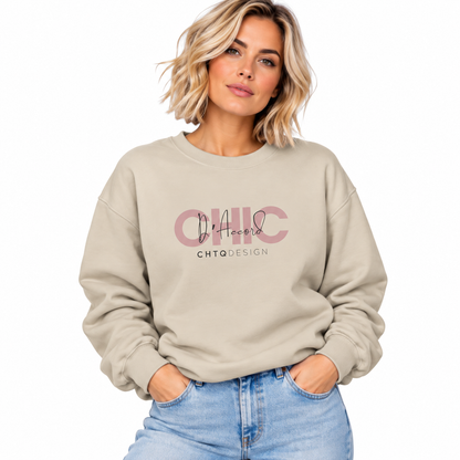 CHIC D’Accord CHTQ Design Crewneck Sweatshirt