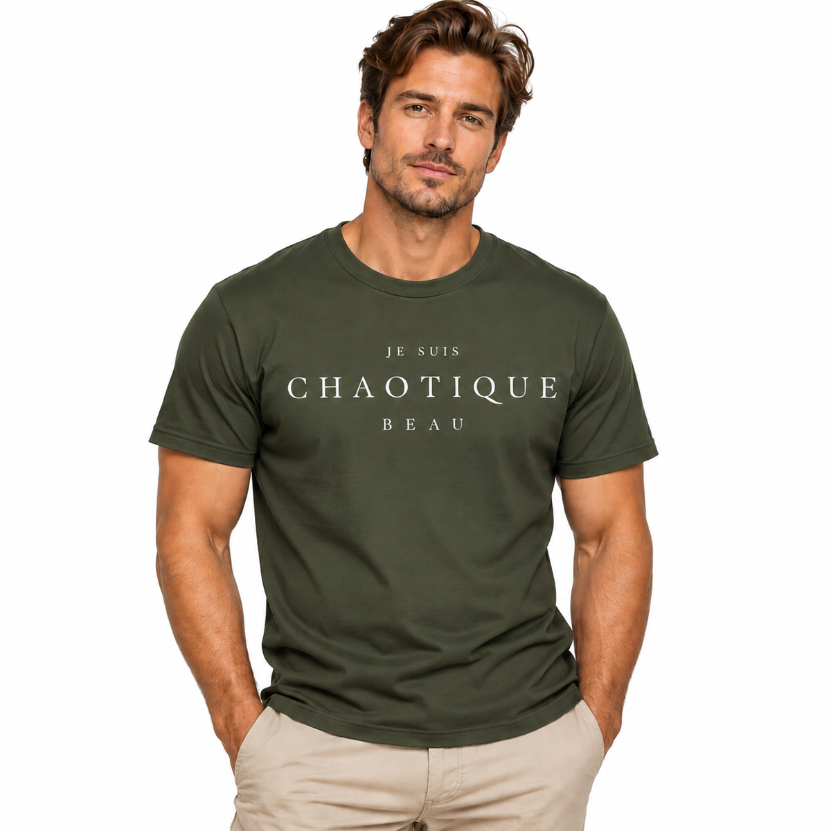 Je Suis Chaotique Beau Men's T-Shirt