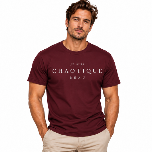 Je Suis Chaotique Beau Men's T-Shirt