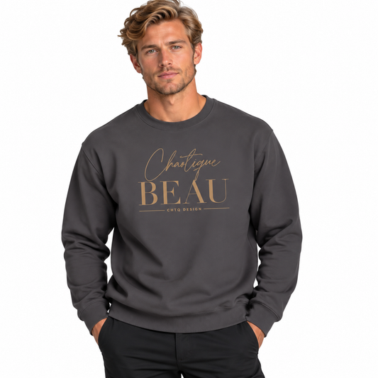 CHAOTIQUE BEAU Men's Crewneck Sweatshirt