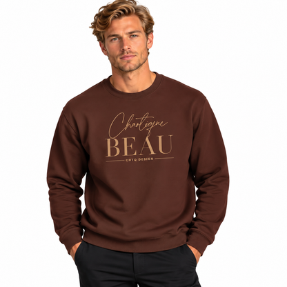 CHAOTIQUE BEAU Men's Crewneck Sweatshirt