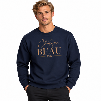 CHAOTIQUE BEAU Men's Crewneck Sweatshirt