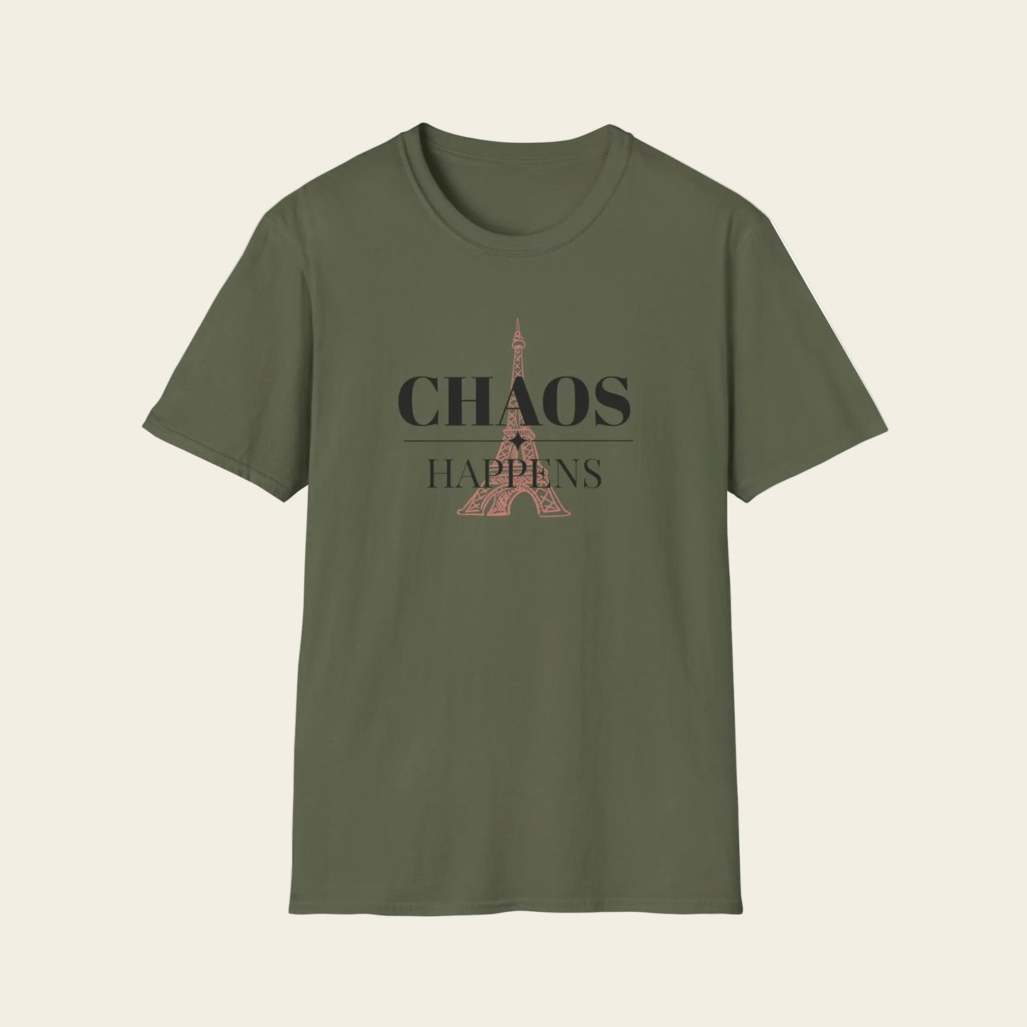 Green t-shirt with United States Navy Veteran graphic on a white background