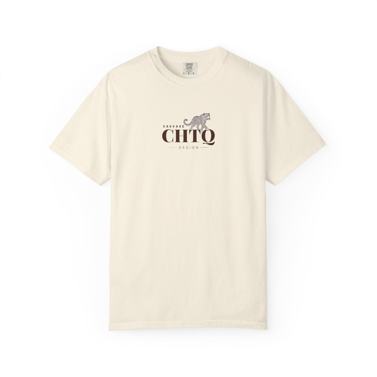 CHTQ DESIGN Sauvage Leopard Graphic Fashion T-Shirt