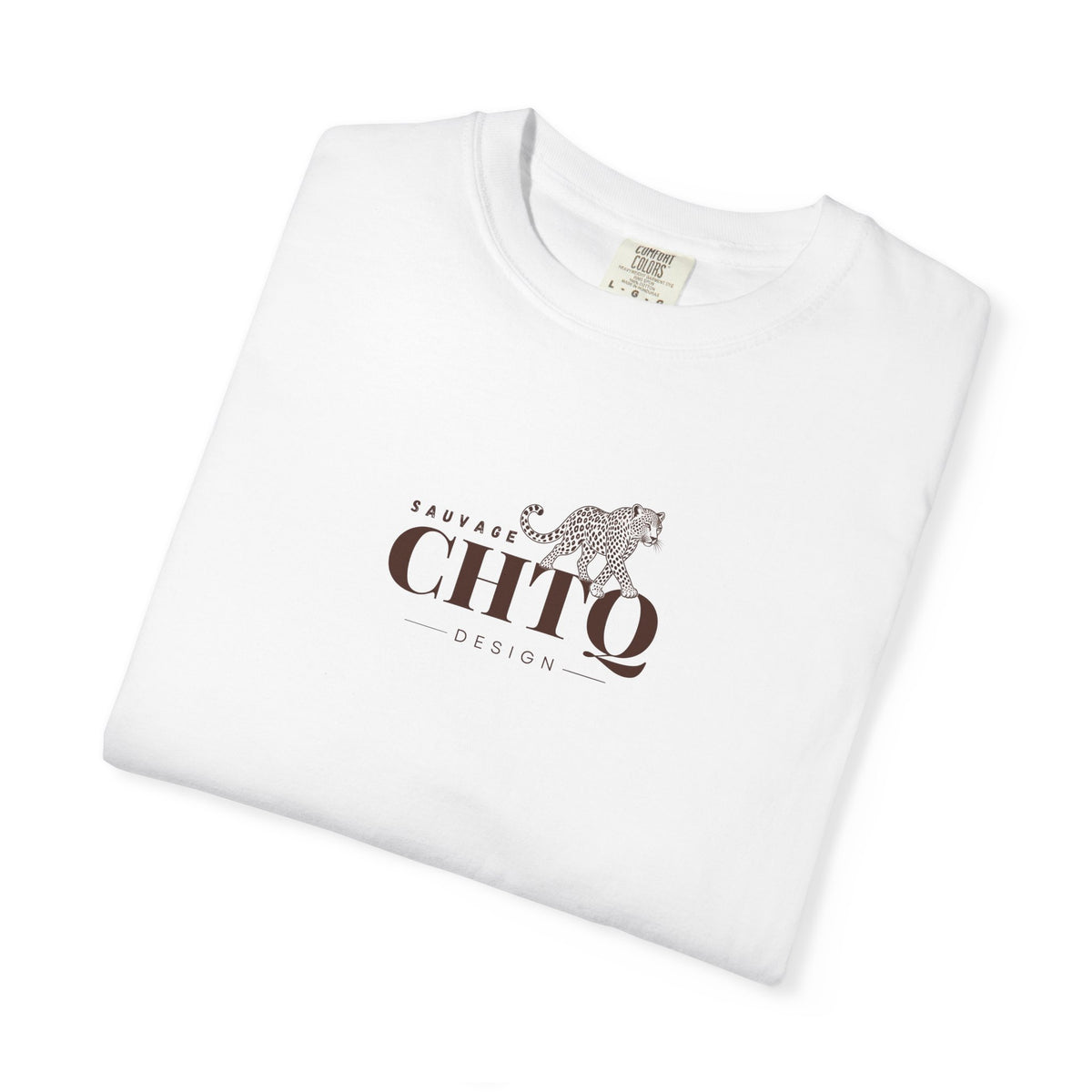 CHTQ DESIGN Sauvage Leopard Graphic Fashion T-Shirt