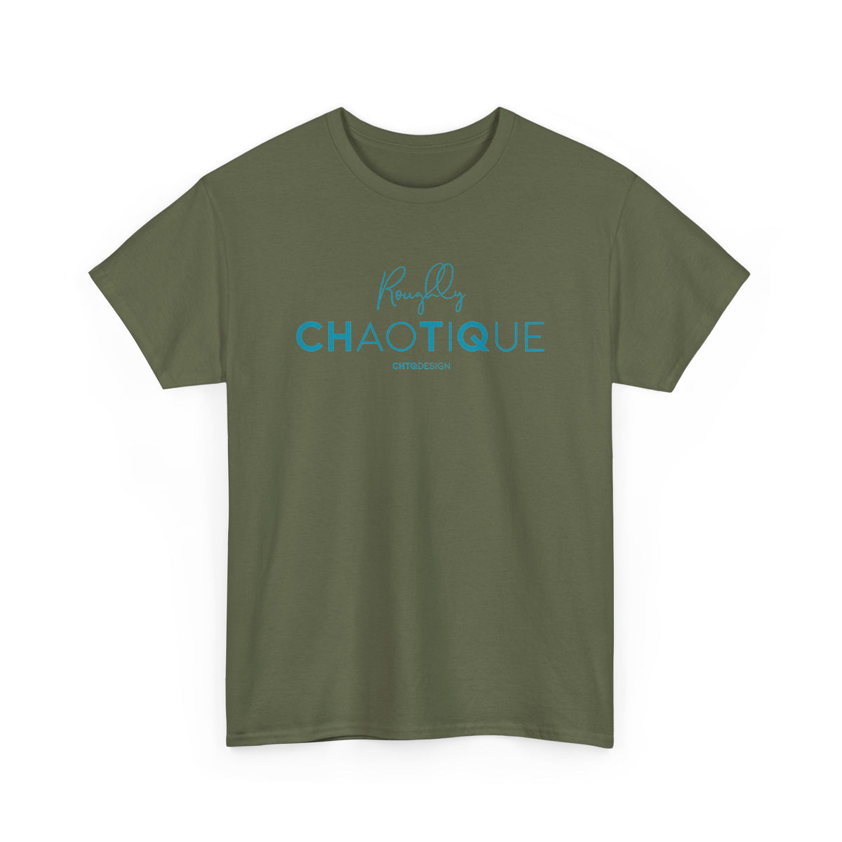 Roughly Chaotique Men’s Graphic Cotton T-Shirt