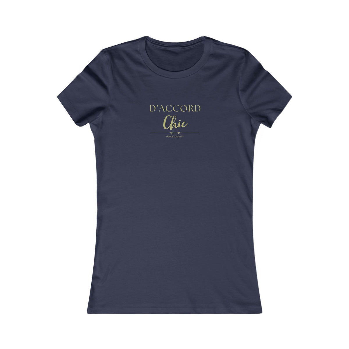 D’Accord Chic Women’s Slim Fit Graphic T-Shirt