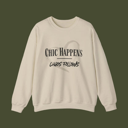 Chic Happens Crewneck Sweatshirt