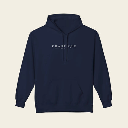 Navy Blue hoodie on a white background