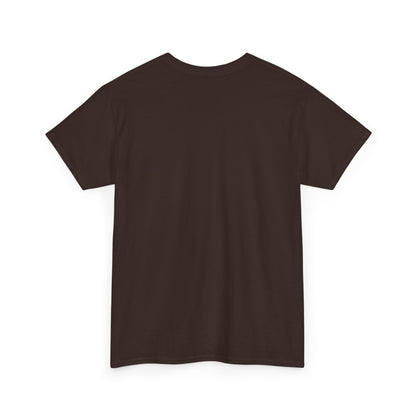 Plain brown t-shirt on a white background