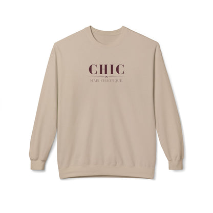 Chic Mais Chaotique Crewneck Fashion Sweatshirt