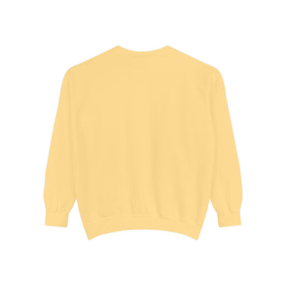 Yellow sweater on a white background
