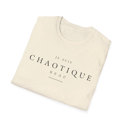 Je Suis Chaotique Beau Cotton Graphic T-Shirt