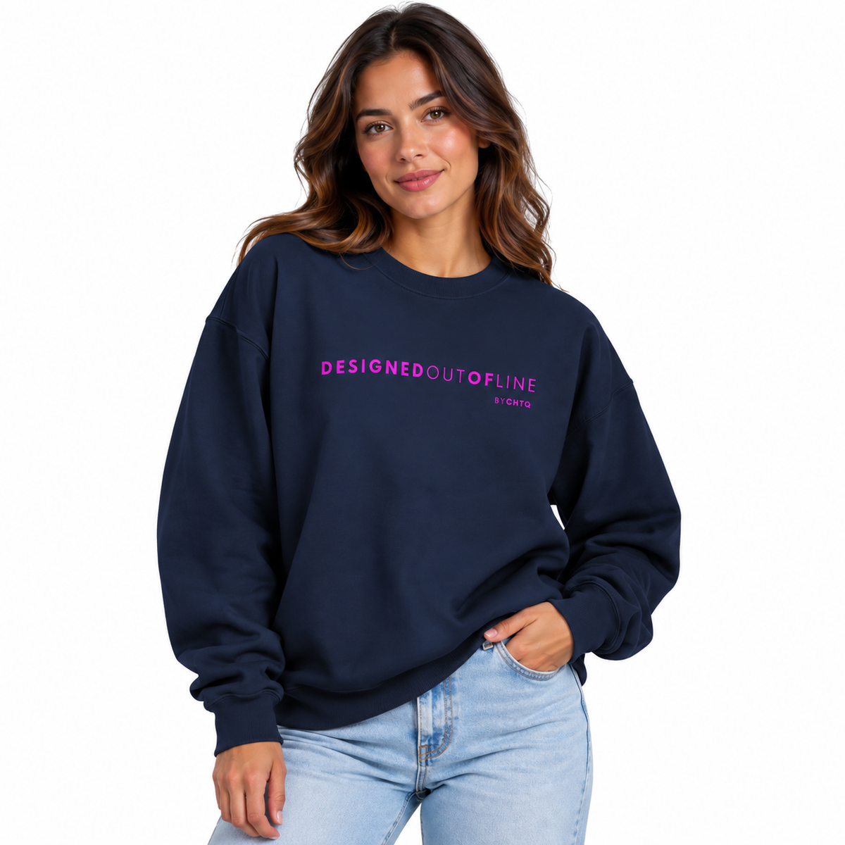 DESIGNED OUT OF LINE Graphic Sweatshirt